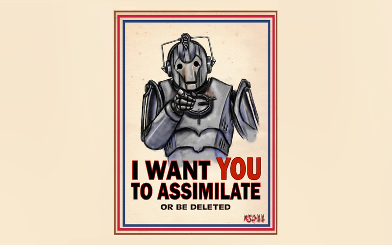 Illustration for article titled Bring the Robot Uprising to Your Desktop With These Amazing Wallpapers